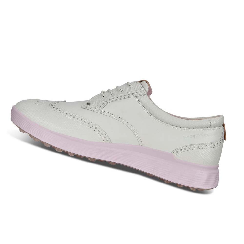 Ecco Spikeless S-classic Golfsko Dame Hvite | NO 133PJJ